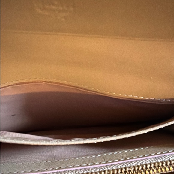 MCM Soft Pink Saffiano Leather Continental Flap Wallet - Gold Hardware - Picture 5 of 8
